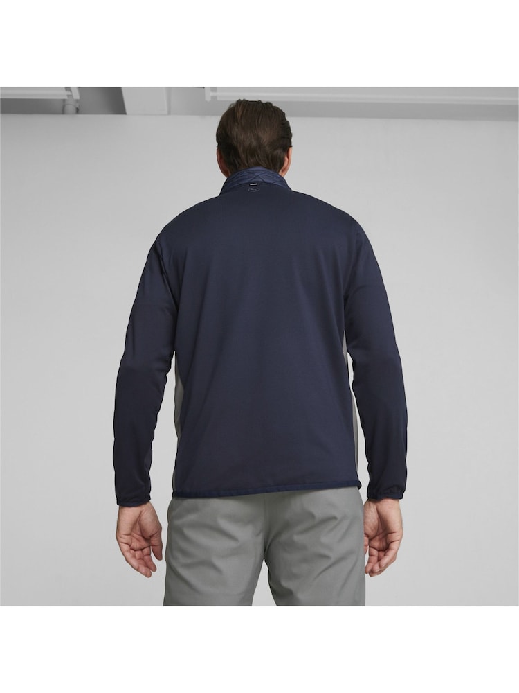 Puma Blue Golf Frost Quilted Mens Jacket - Image 2 of 6