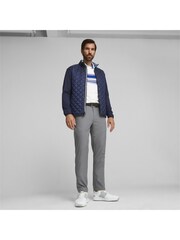 Puma Blue Golf Frost Quilted Mens Jacket - Image 3 of 6