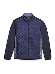 Puma Blue Golf Frost Quilted Mens Jacket - Image 5 of 6