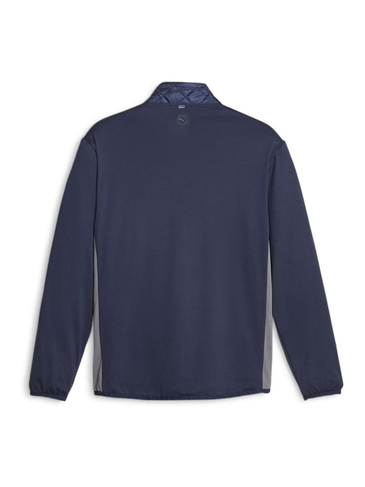 Puma Blue Golf Frost Quilted Mens Jacket - Image 6 of 6