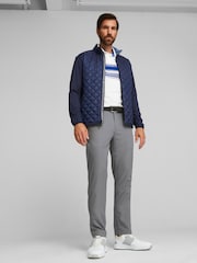 Blau - Puma Golf Frost Quilted Mens Jacket - Bild 7 von 10