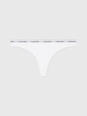 Calvin Klein White Logo Single Thong - Image 4 of 4