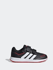 adidas Black/Red Kids Tensaur Switch Trainers - Image 1 of 8