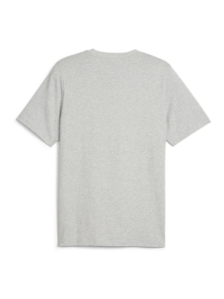 Puma Grey Mens GRAPHICS Box 100% Cotton T-Shirt - Image 7 of 8