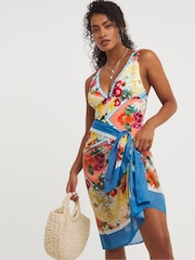 Figleaves Maxi Beach White Sarong - Image 1 of 4