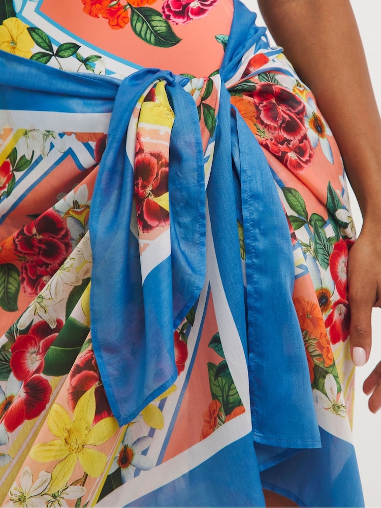 Figleaves Maxi Beach White Sarong - Image 4 of 4