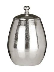 Interiors by Premier Silver Kensington Townhouse Aluminium Jar - Image 1 of 2