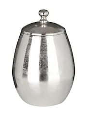 Interiors by Premier Silver Kensington Townhouse Aluminium Jar - Image 2 of 2