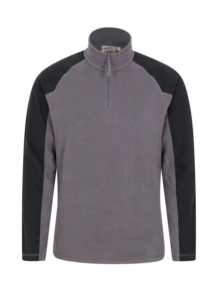 Mountain Warehouse Light Grey Mens Ashbourne II Half Zip Fleece - Image 1 of 3