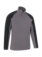 Mountain Warehouse Light Grey Mens Ashbourne II Half Zip Fleece - Image 2 of 3