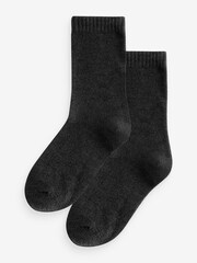 Black Thermal Ankle Socks 2 Pack - Image 1 of 7