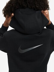 Nike Black Dri-FIT Club Fleece CR7 Training Hoodie - Image 3 of 3