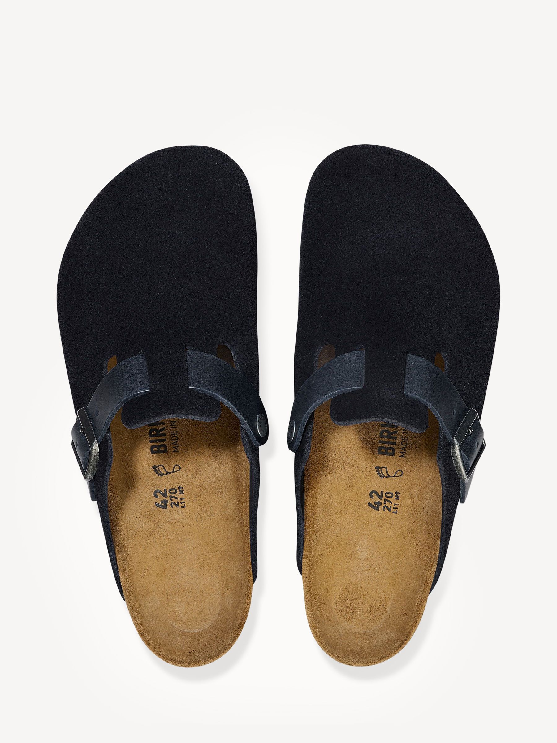 Navy suede birkenstock clearance