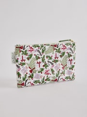 Cath Kidston Christmas Zip-Up 100% Cotton Purse - Image 2 of 5