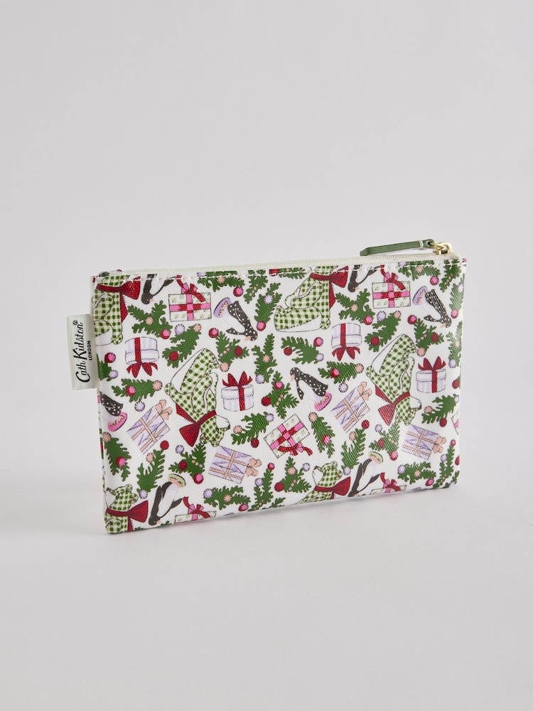 Cath Kidston Christmas Zip-Up 100% Cotton Purse - Image 2 of 5