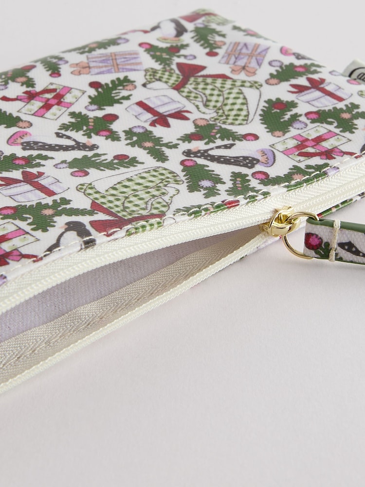 Cath Kidston Christmas Zip-Up Purse - Image 3 of 3 Cath Kidston Christmas Zip-Up Purse - Image 3 of 3