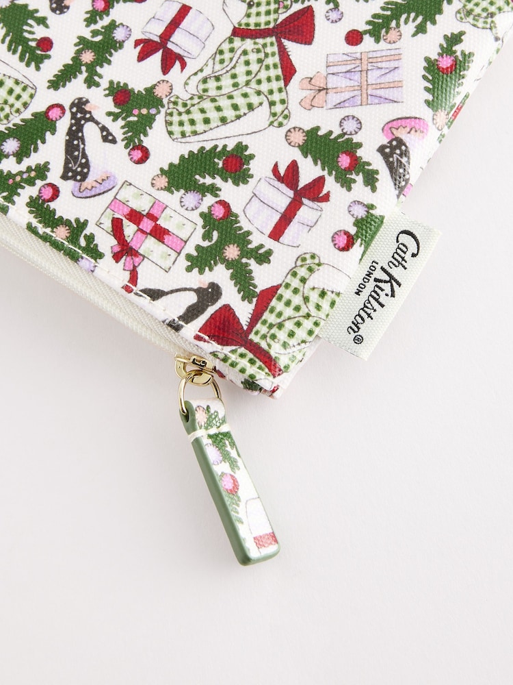 Cath Kidston Christmas Zip-Up 100% Cotton Purse - Image 5 of 5