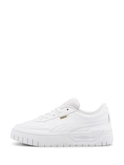 Puma White Cali Trainers - Image 2 of 6