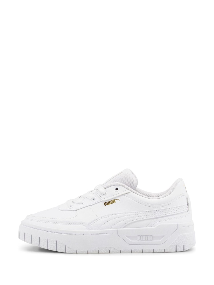 Puma White Cali Trainers - Image 2 of 6