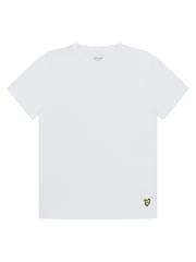 Lyle & Scott White Onyx Boys T-Shirt & Cuffed Shorts Set - Image 2 of 6