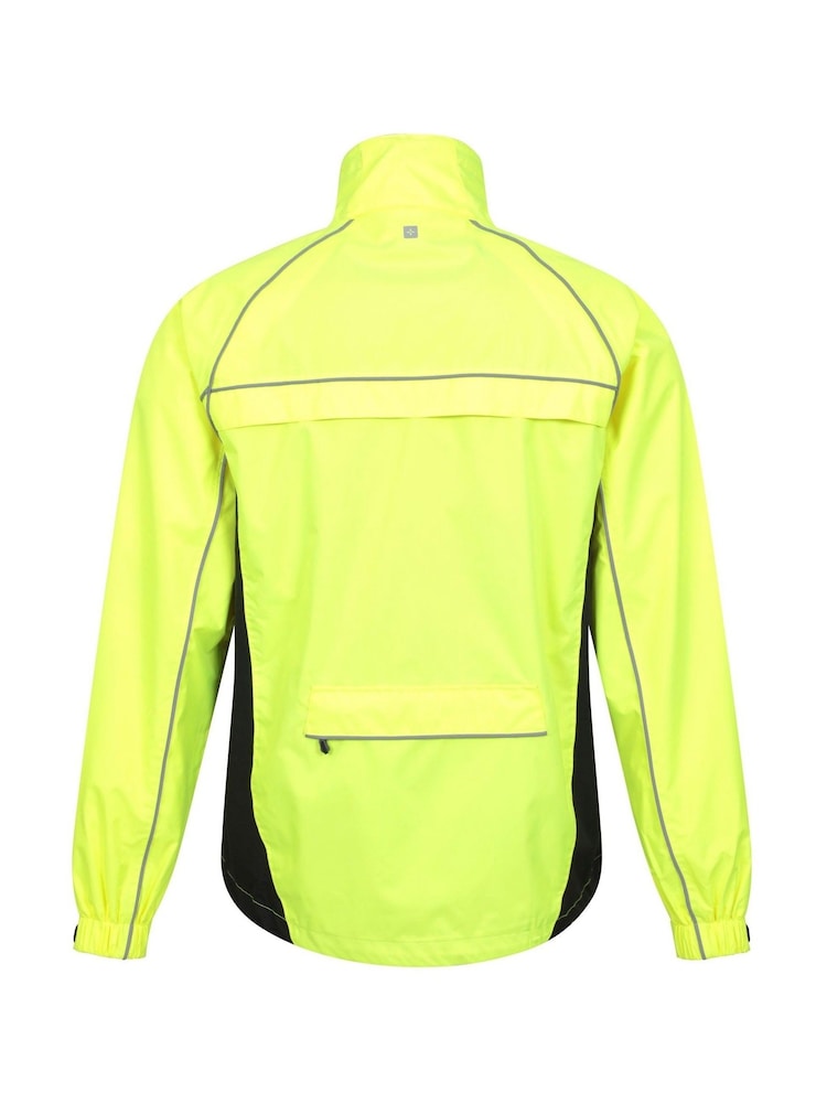 Mountain Warehouse Yellow Mens Adrenaline Waterproof Iso-Viz Jacket - Image 2 of 5