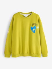 Vert - Never Fully Dressed Sweat-shirt en coton brodé - Image 5 of 5