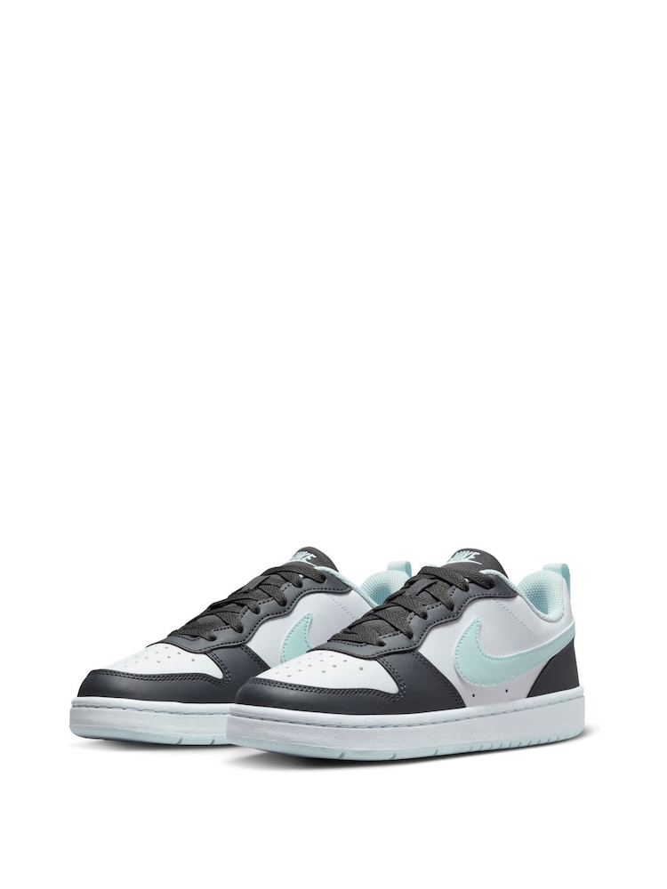 Nike Black Youth Court Borough Low Refcraft Trainers - Image 3 of 8