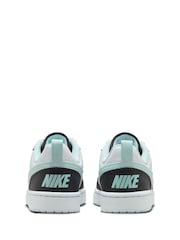 Nike Black Youth Court Borough Low Refcraft Trainers - Image 4 of 8