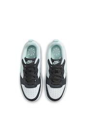 Nike Black Youth Court Borough Low Refcraft Trainers - Image 5 of 8