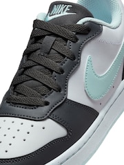 Nike Black Youth Court Borough Low Refcraft Trainers - Image 8 of 8