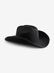 Black Cattleman Westen Hat with 100% Wool - Image 1 of 5