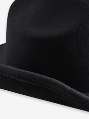 Black Cattleman Westen Hat with 100% Wool - Image 2 of 5
