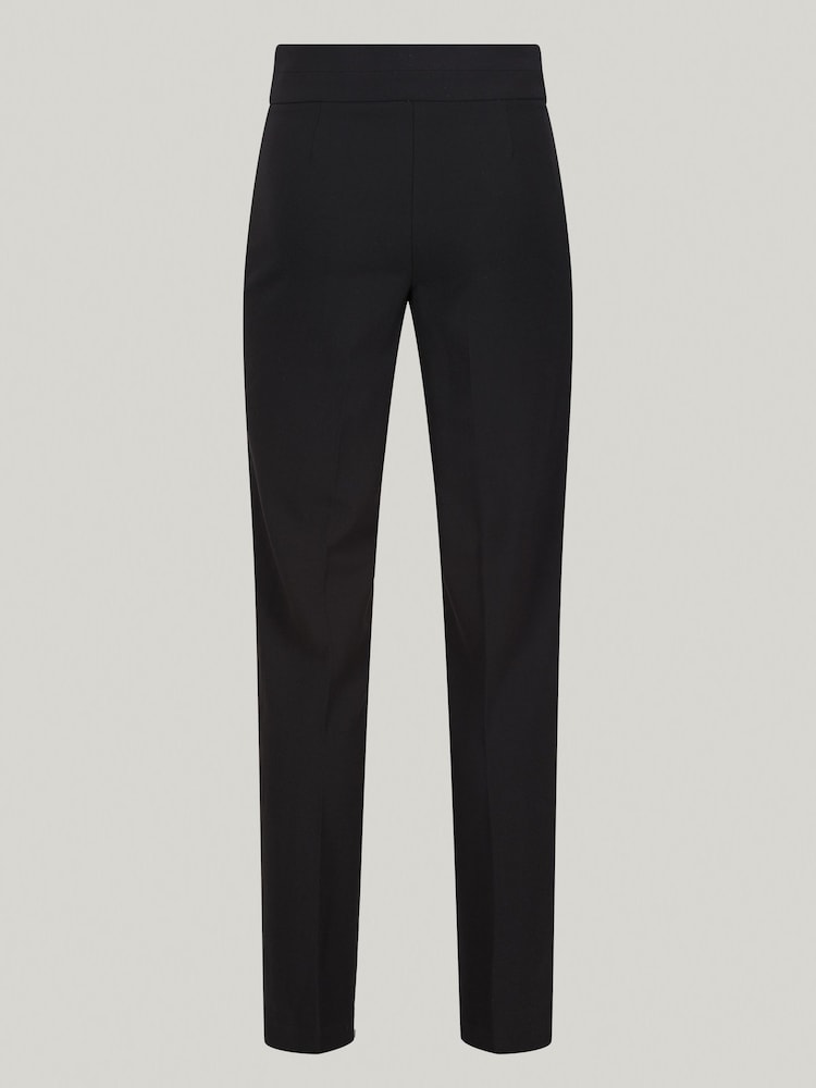 Trutex Longer Length Straight Leg Twin Pocket Girls Black School Trousers - Image 5 of 5