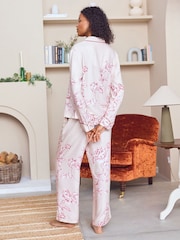 طقم بيجاما بأزرار بالكامل من Laura Ashley - صورة 3 من 11