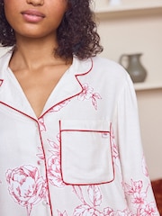 طقم بيجاما بأزرار بالكامل من Laura Ashley - صورة 6 من 11