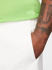 Nike White Club Knit 100% Cotton Shorts - Image 11 of 12