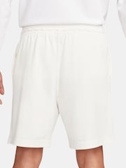 Nike White Club Knit 100% Cotton Shorts - Image 2 of 12