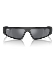 Ray-Ban Izaz Rb4432 Irregular Black Sunglasses - Image 5 of 9