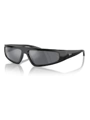 Ray-Ban Izaz Rb4432 Irregular Black Sunglasses - Image 6 of 9