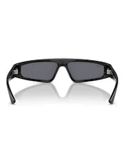 Ray-Ban Izaz Rb4432 Irregular Black Sunglasses - Image 7 of 9