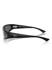 Ray-Ban Izaz Rb4432 Irregular Black Sunglasses - Image 8 of 9