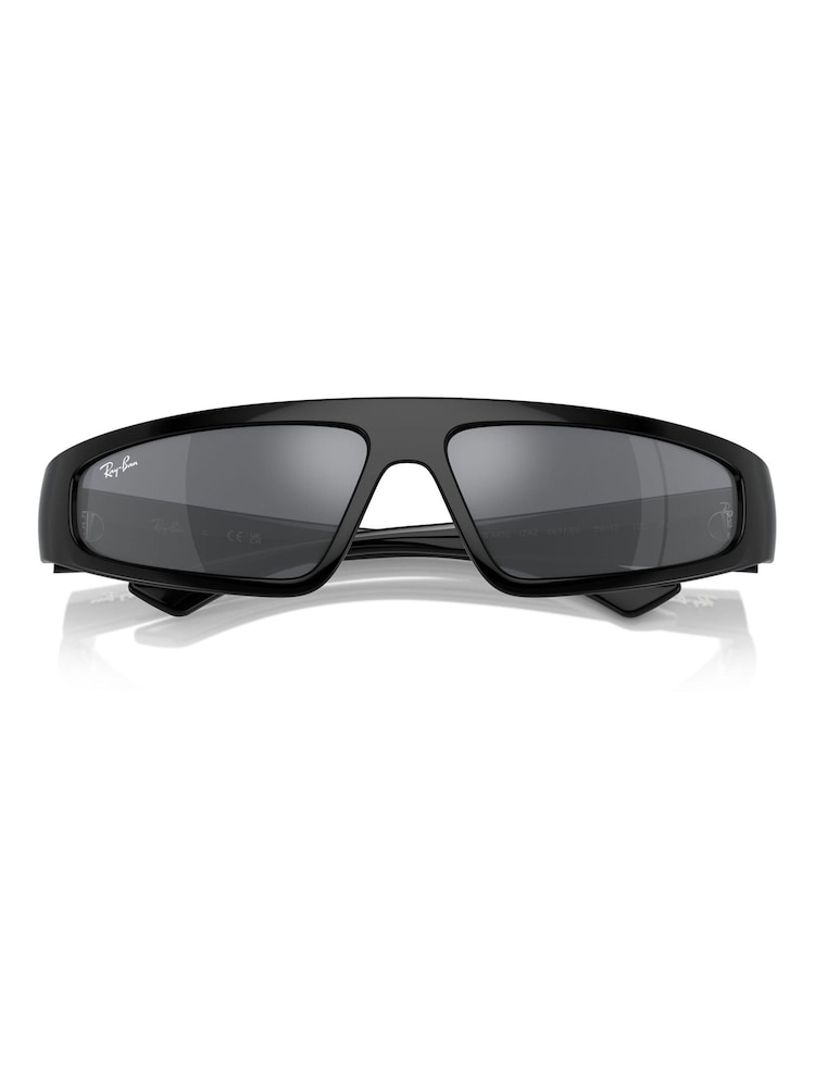 Ray-Ban Izaz Rb4432 Irregular Black Sunglasses - Image 9 of 9