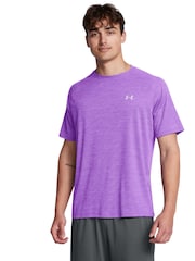Under Armour Purple Tech Textured T-Shirt - Image 1 of 4