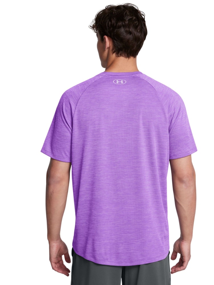 Under Armour Purple Tech Textured T-Shirt - Image 2 of 4