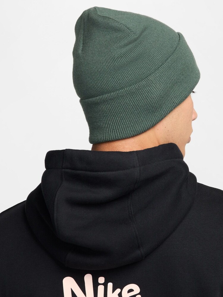 Nike Green Peak Swoosh Beanie - Image 2 of 4 Nike Green Peak Swoosh Beanie - Image 2 of 4