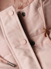 Superdry Pink Everest Hooded Puffer Gilet - Image 6 of 8