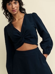 Nobody's Child Black Rhona Twist Top - Image 1 of 5