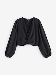 Nobody's Child Black Rhona Twist Top - Image 5 of 5
