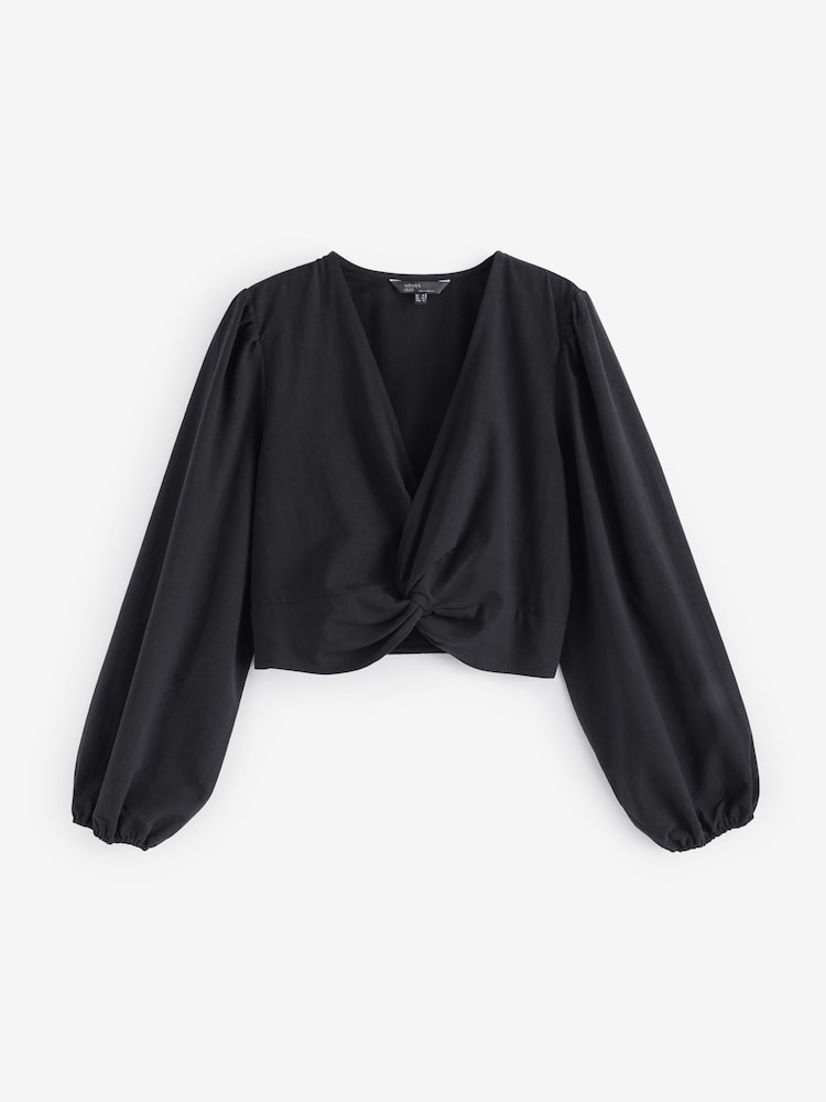 Nobody's Child Black Rhona Twist Top - Image 5 of 5