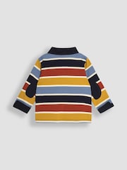 JoJo Maman Bébé Multi Stripe Rugby Shirt - Image 2 of 3